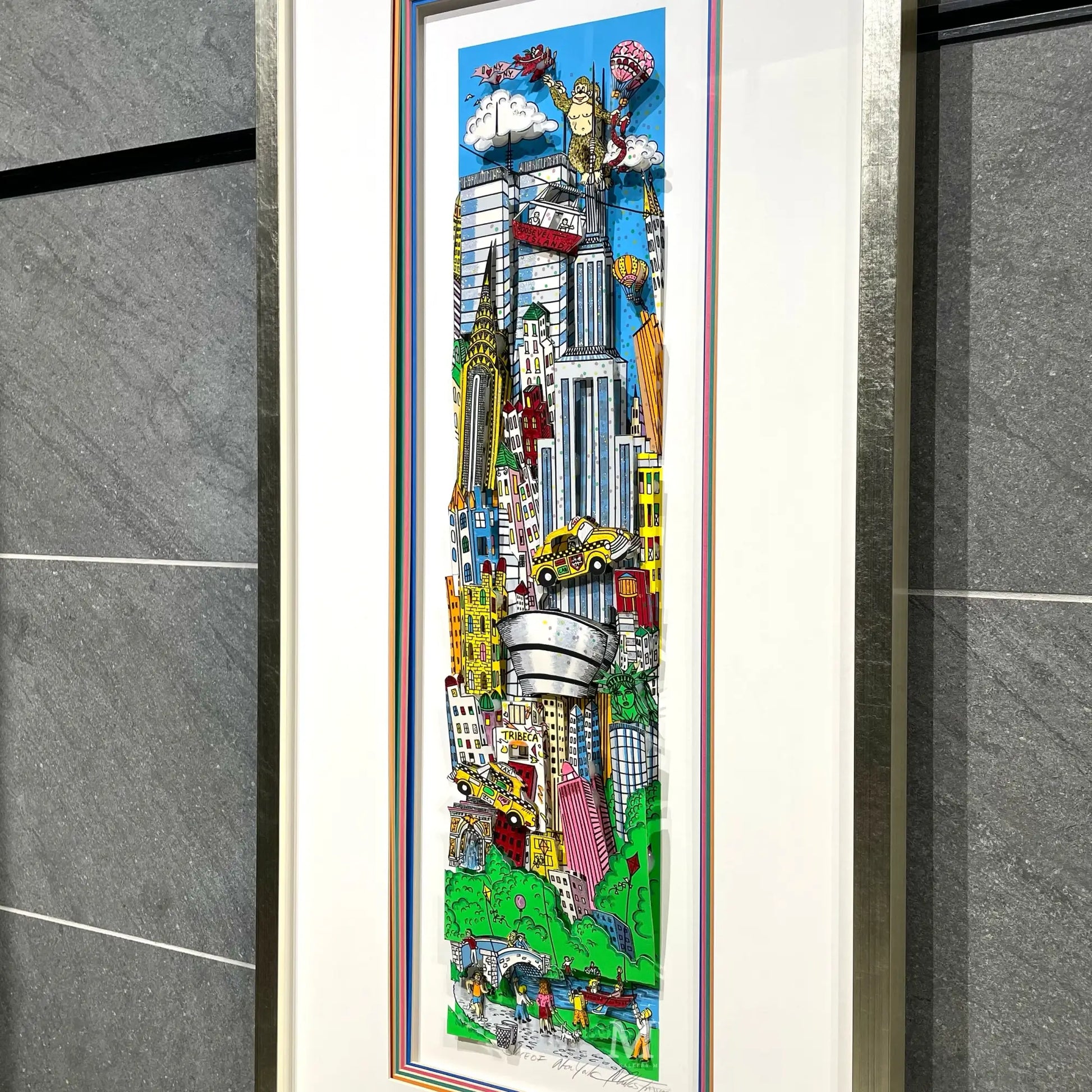 チャールズ・ファジーノ (Charles Fazzino)「A Slice of New York」ART