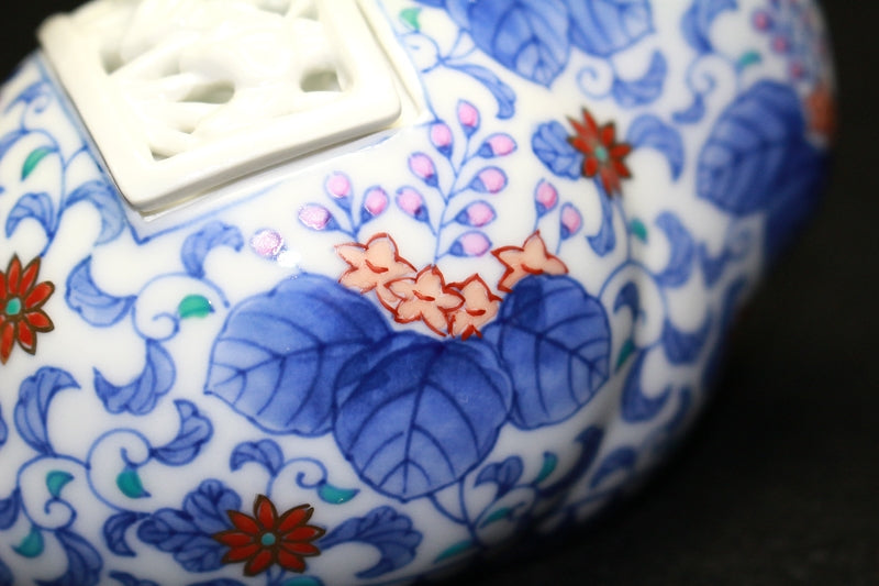 23745 幻の極真焼 宮内庁御用達 皇室御用窯元 14代辻常陸 (慶祝 香炉