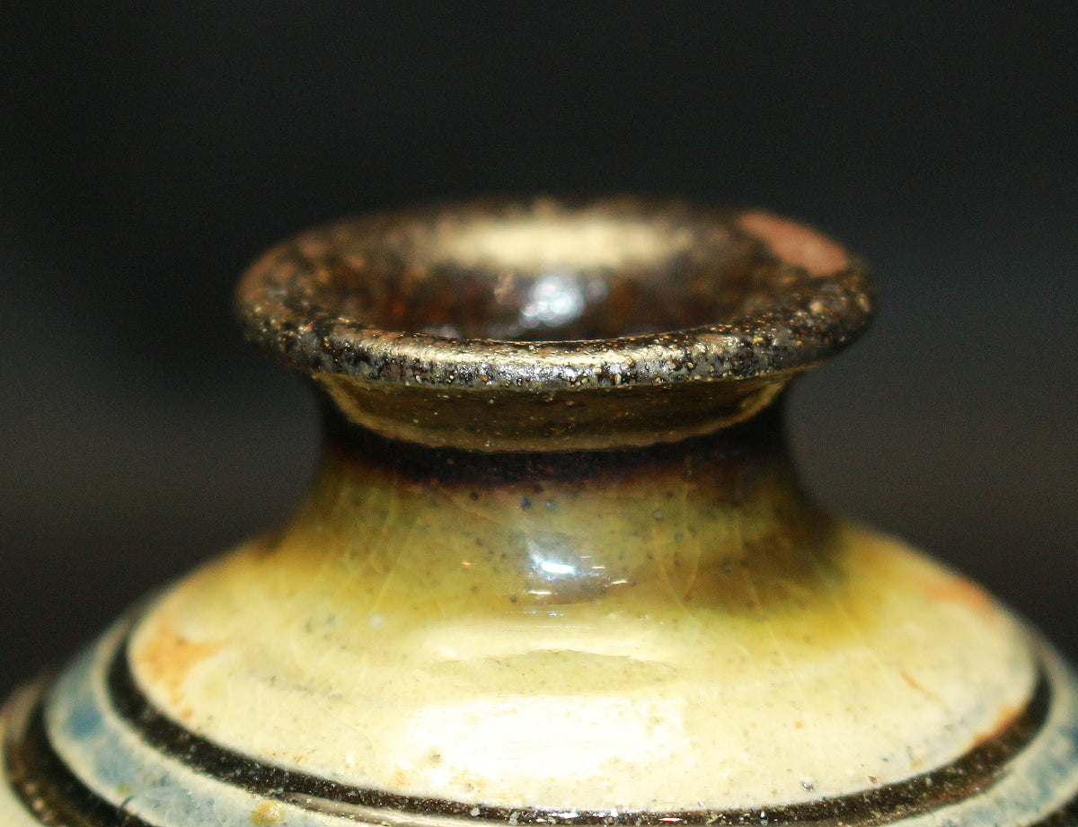 26233 人間国宝 金城次郎 魚紋徳利 KINJO Jiro – アート飛田