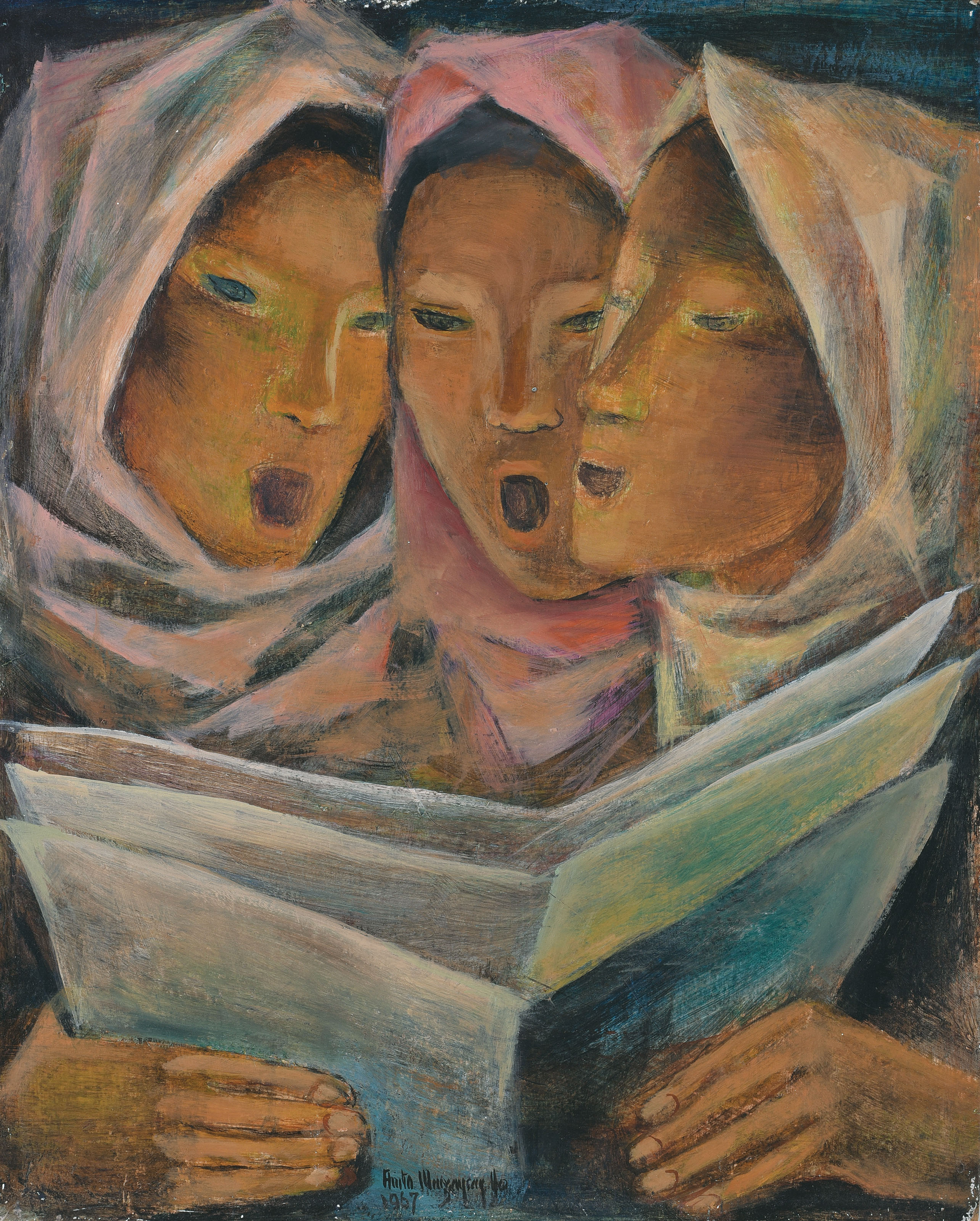 Caroling by Anita Magsaysay-Ho | Obelisk Art History