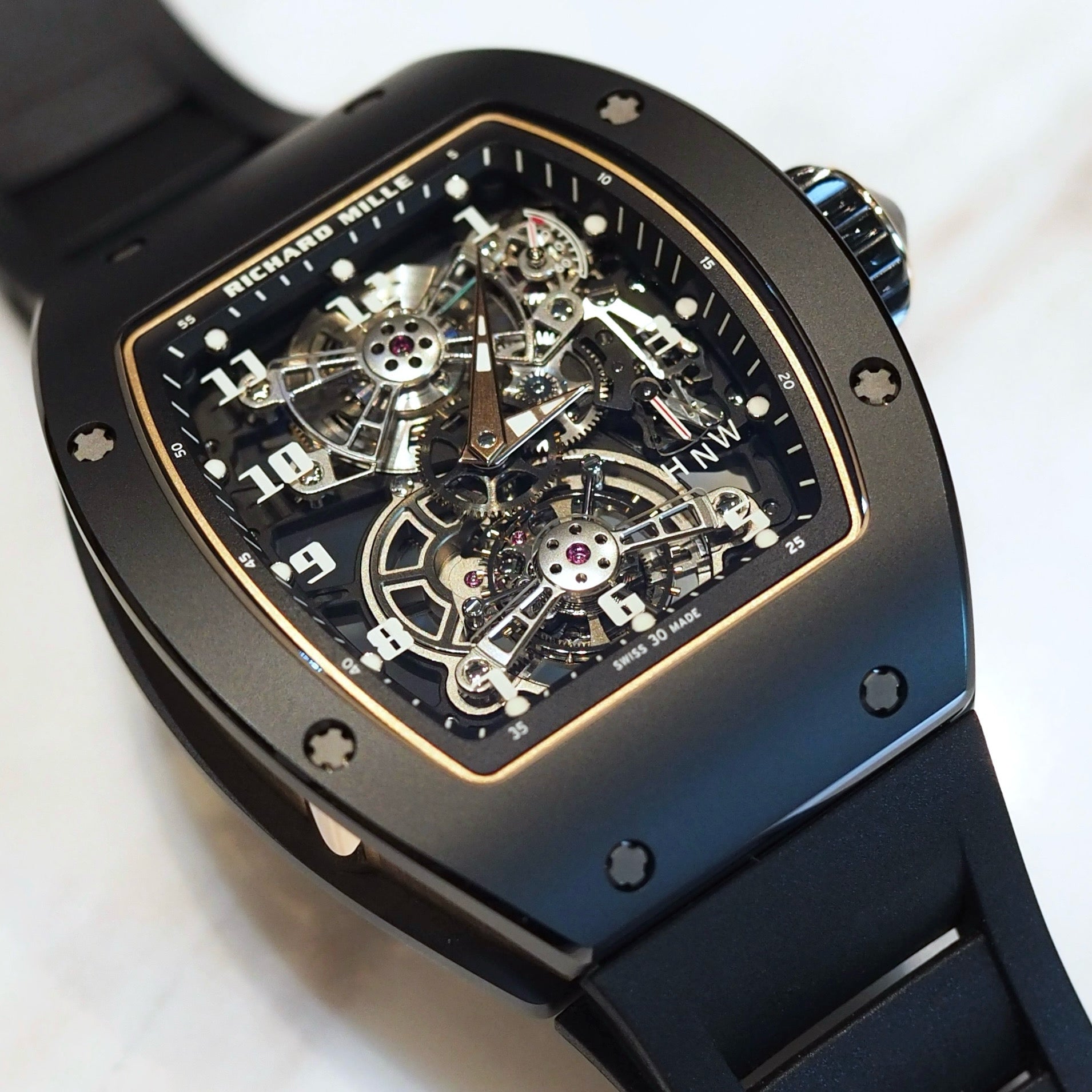 RM17-01 Manual Winding Tourbillon black ceramic | ART LUXURY – ART