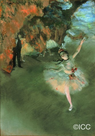 スター､舞台の踊り子」 エドガー・ドガ | 世界の美術館