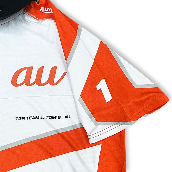 autosport web shop / TGR TEAM au TOM'S（トムス）ZIP ポロシャツ 2025