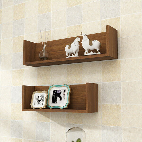 U型ラック 壁面インテリア｜WallBox7 F 木目｜0000a04043 - オーダー