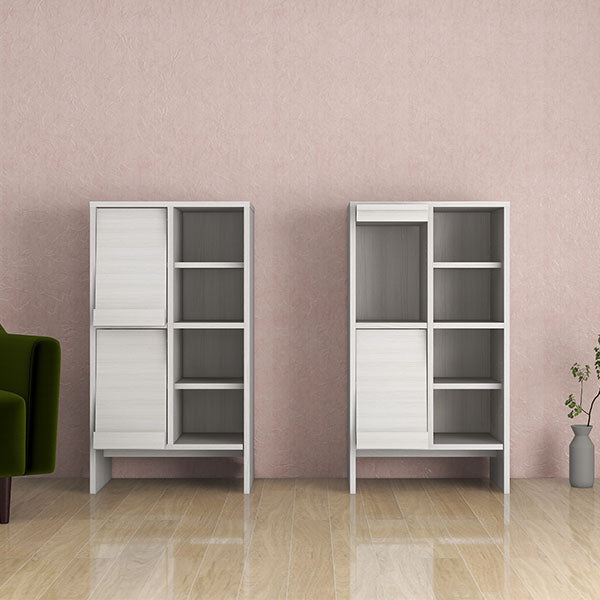 モダンキャビネット 書斎｜arne flap 2×2open縦/D40 木目