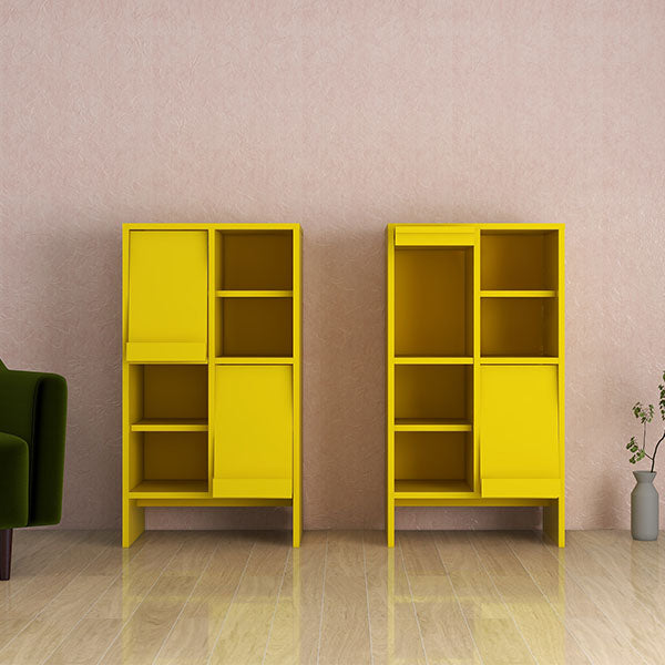 収納本棚 空間コーディネート｜arne flap 2×2openクロス/D40 aino