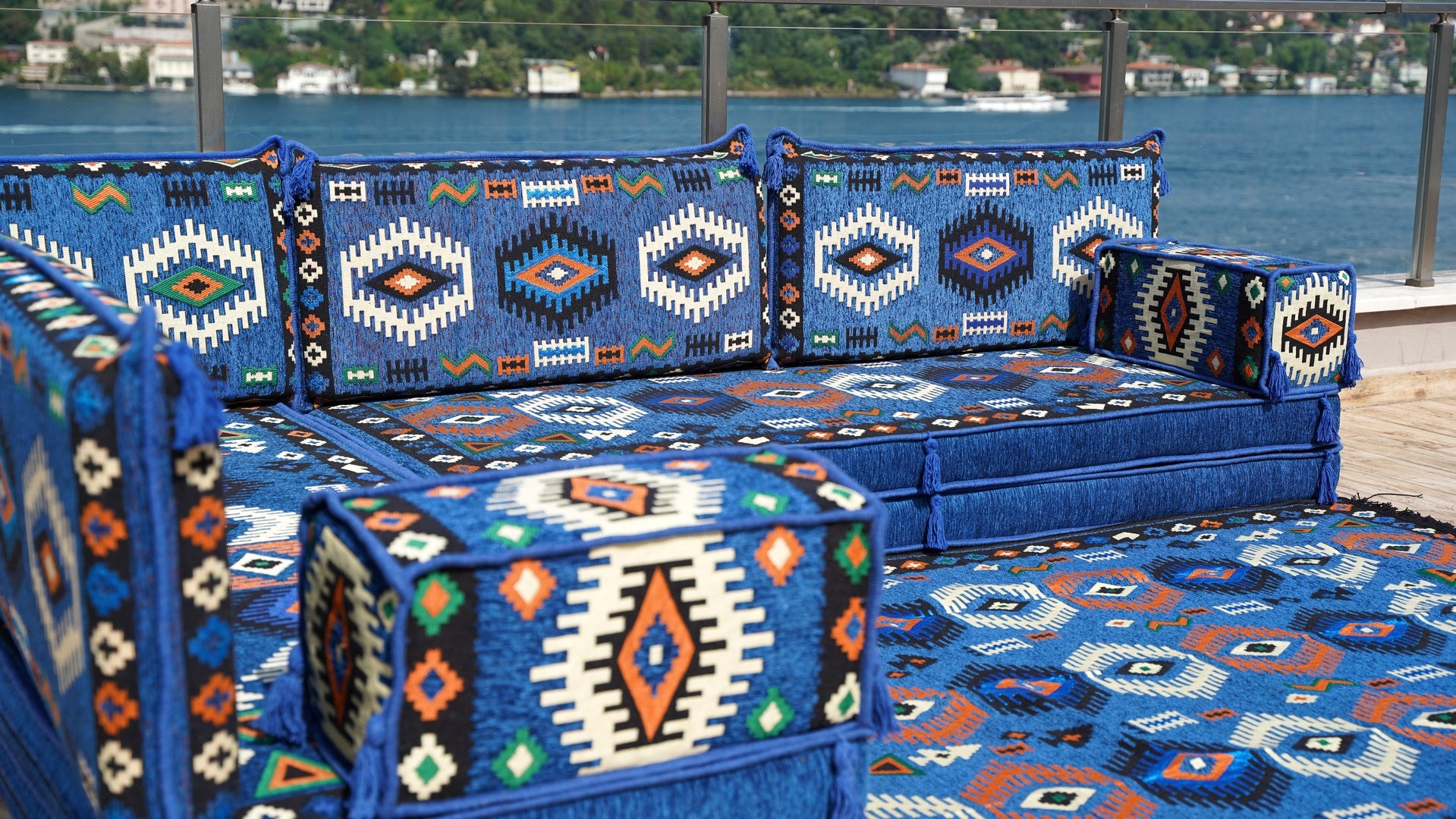 8'' Thickness L Sofa Set, Arabic Majlis, Arabic Jalsa,Traditional Arab