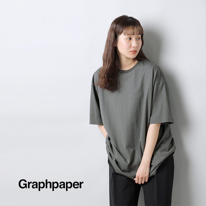 graphpaper グラフペーパー コットン ショートスリーブ オーバーサイズ
