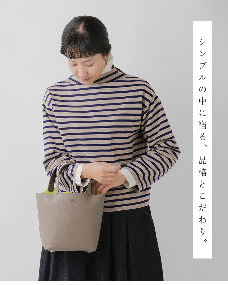 ORCIVAL オーチバル オーシバル ダブルフェイスレザー ハンドバッグ or