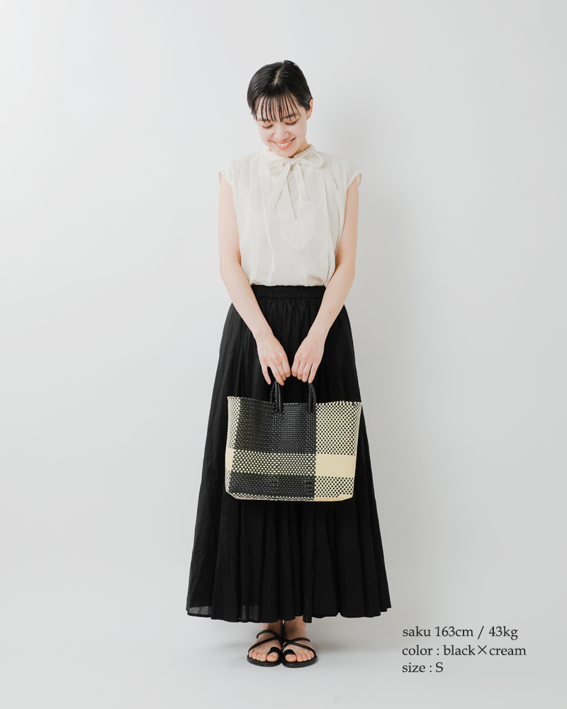 Letra レトラ メルカドバッグ ショートスタイル Sサイズ “CROSS LINE