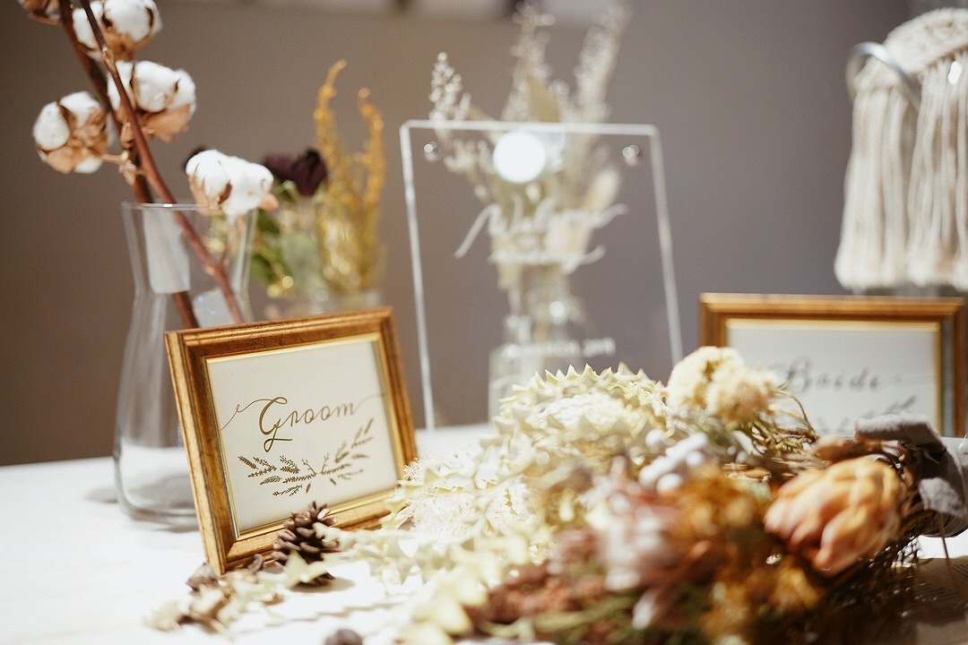 結婚式の第一印象となる重要な場所。ウェルカムスペースの空間づくり