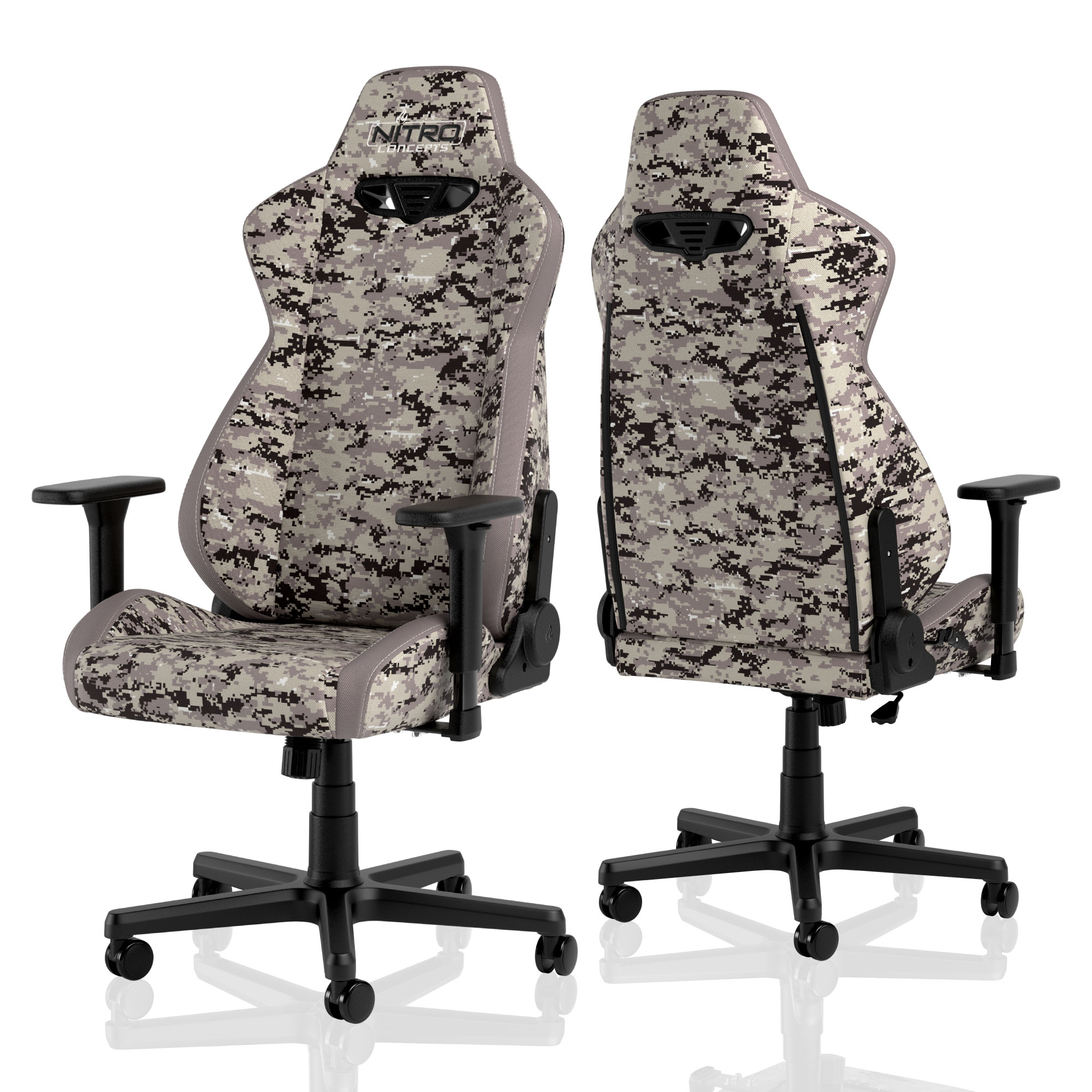 Nitro Concepts S300 PRO - DIGITAL CAMO - ゲーミングチェア - 株式
