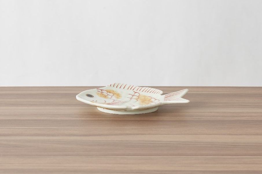 紅白鯛小皿/銘々皿セット[有田焼 幸楽窯]