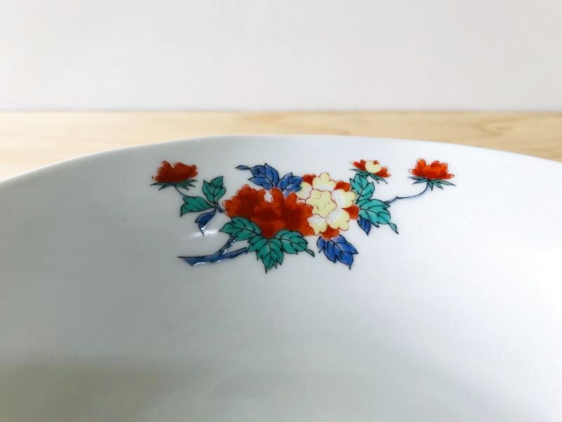 有田焼 柿右衛門調 浅平鉢】 産地直送の焼き物で、楽しい食卓を♪