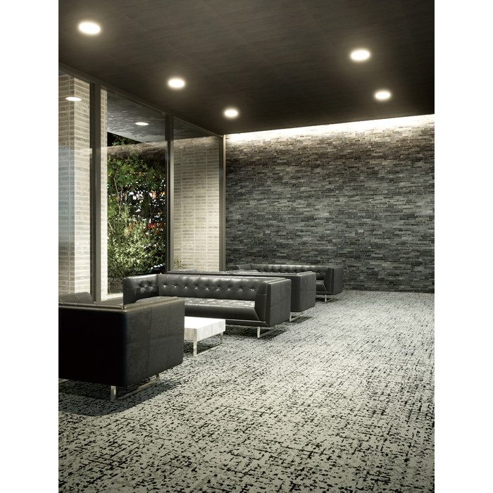 TZ08-641 カーペットタイル タピス モノクロームツイード 8.5mm厚 16枚