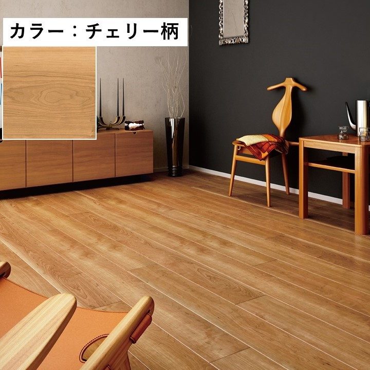 YN7701-13 トリニティ チェリー柄 特殊加工化粧シート床材 DAIKEN（大