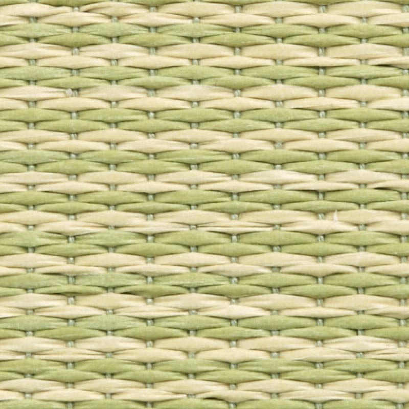 YQ5001-3 01グリーン(銀白色×若草色) ここち和座 敷き込みタイプ 彩園