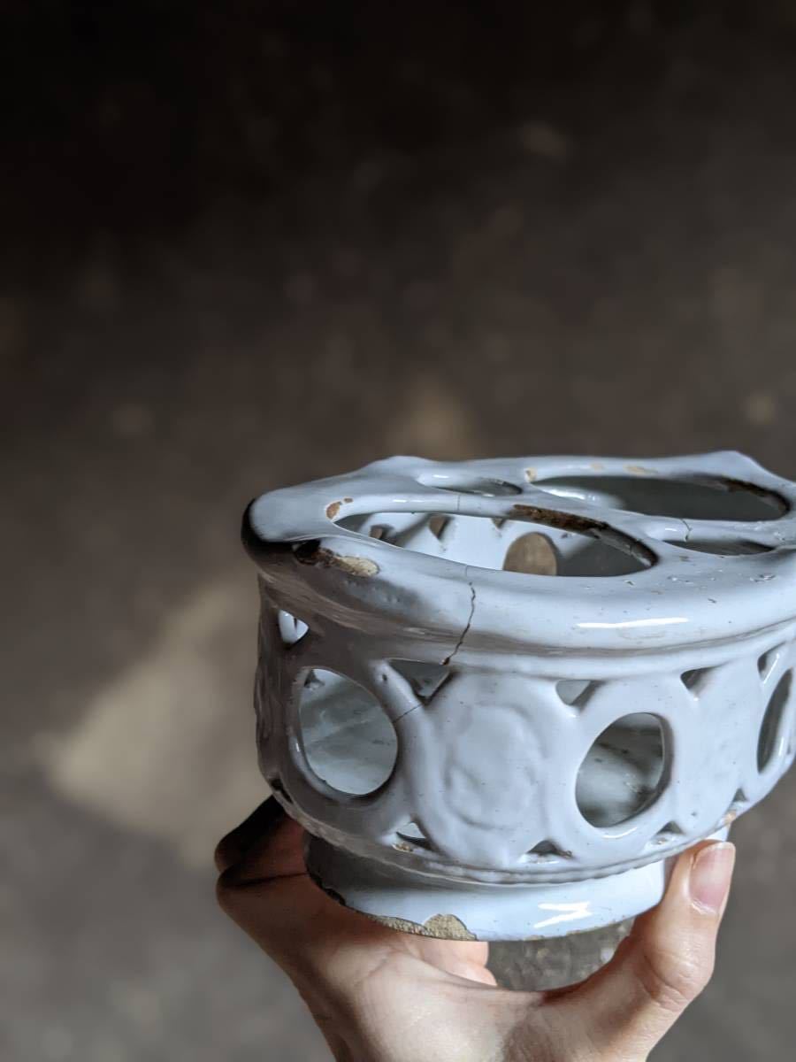 ムスティエ釉の調味料入れ B ムスティエ釉の調味料入れ B ムスティエ釉