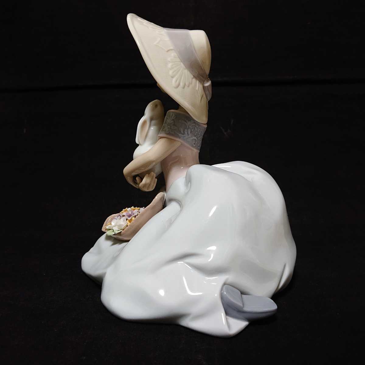 希少 絶版 LLADRO リヤドロ No.6741『バニーキッス 』 希少 絶版 2001