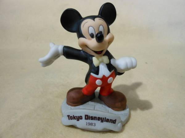 希少 ミッキーマウス ディズニー 特大 陶器 置物 レトロ コレクター