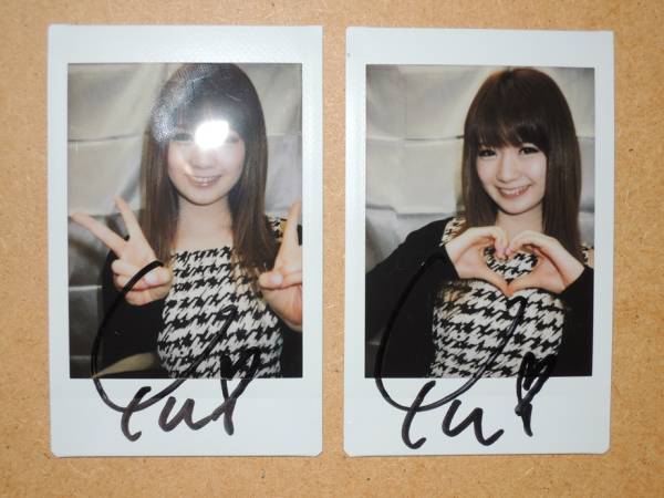 西川ゆい直筆サイン入チェキ2枚＋生写真4枚＋2L生写真の入札履歴