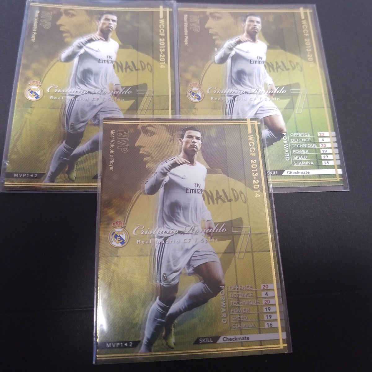 wccf 13-14 MVP クリスティアーノ・ロナウド 3枚セット MVP WCCF 13-14