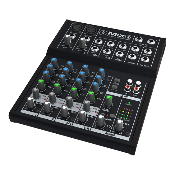 Mackie MIX-8 Analog Sound Mixer - audiogears