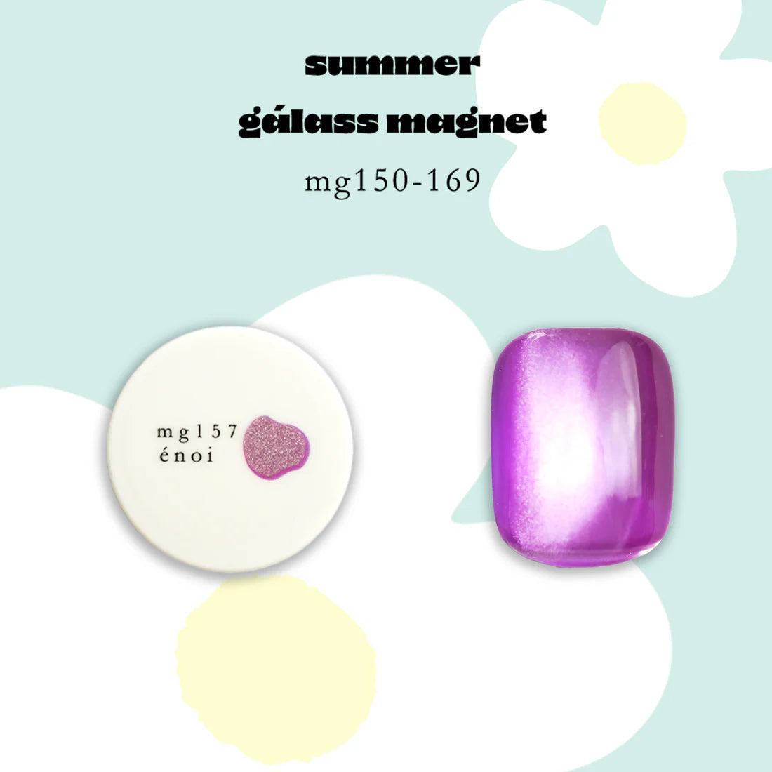 énoi summer gálass (glass) Magnet Gel Collection - full 20pc set/indiv