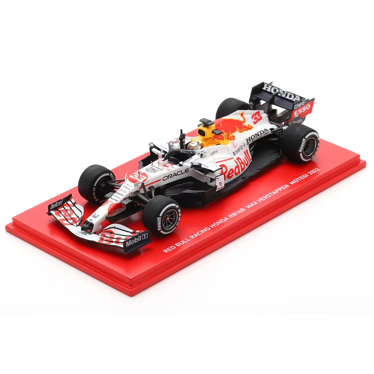 SPARK 1:43 RED BULL HONDA RB16B MAX VERSTAPPEN HONDA THANKS DAY