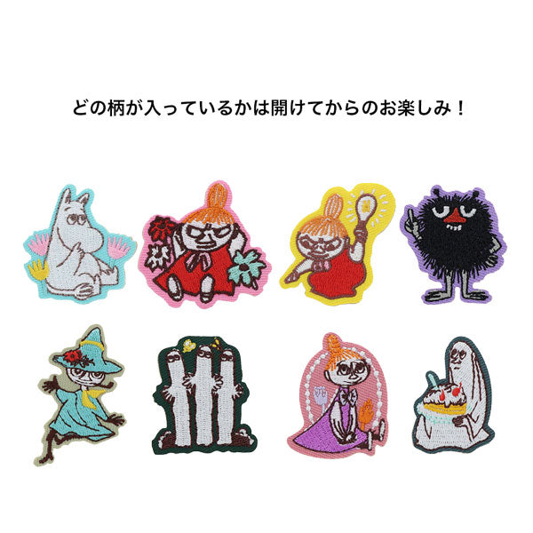 限定 MOOMIN 80th 刺繍ピンバッジ [全8種] サンスター文具 S8350302 [M