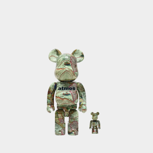 Medicom Be@rbrick atmos Aged Map 100% & 400% – Classic & Stylish