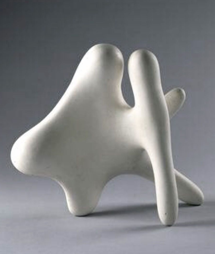 アクリル自画像・4／石膏の抽象彫刻 | 穴川キッズアトリエ・ベアヒェン