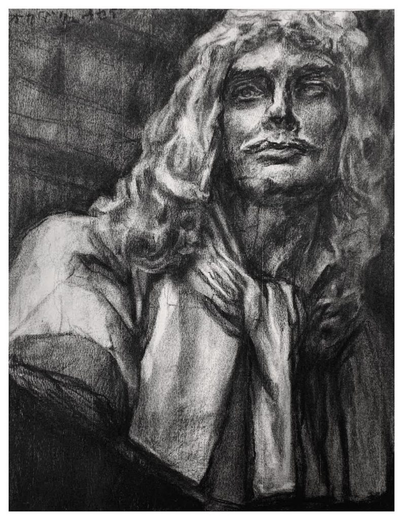 絵画クラス3月の制作・木炭デッサン