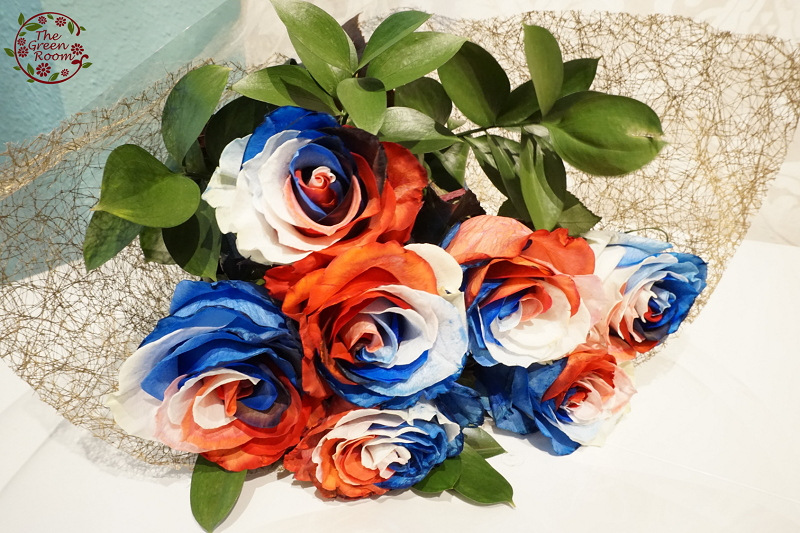 着色された花を保存加工｜ブーケ保存・プロポーズ花束保存【名古屋