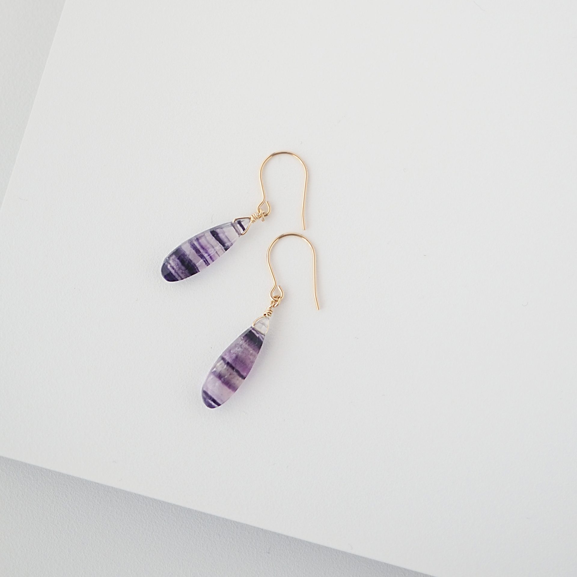 フローライトピアス | atelier045