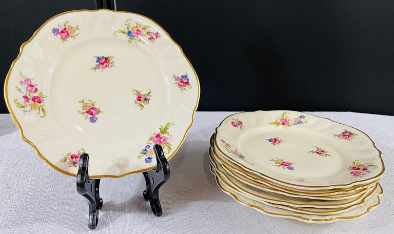Rosenthal Kronach Viktoria German Porcelain Floral Design Coffee Set,