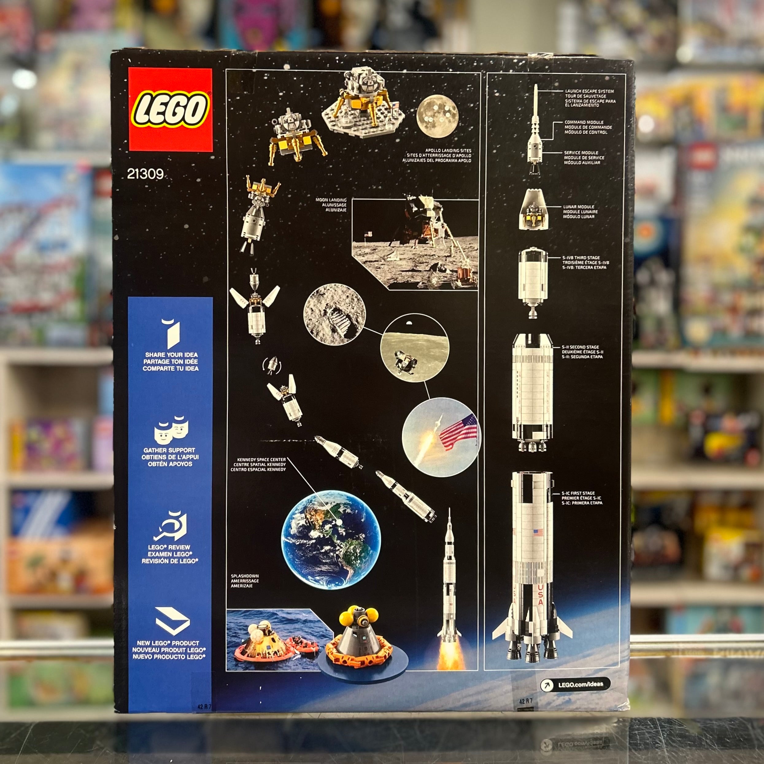 NASA Apollo Saturn V, 21309 – United Brick Co®