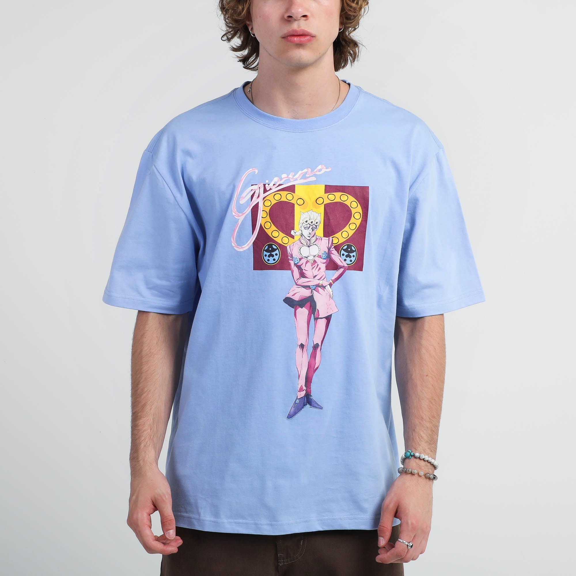 Jojo Bizarre Adventure Golden Wind Trish Chambray Tee | Official