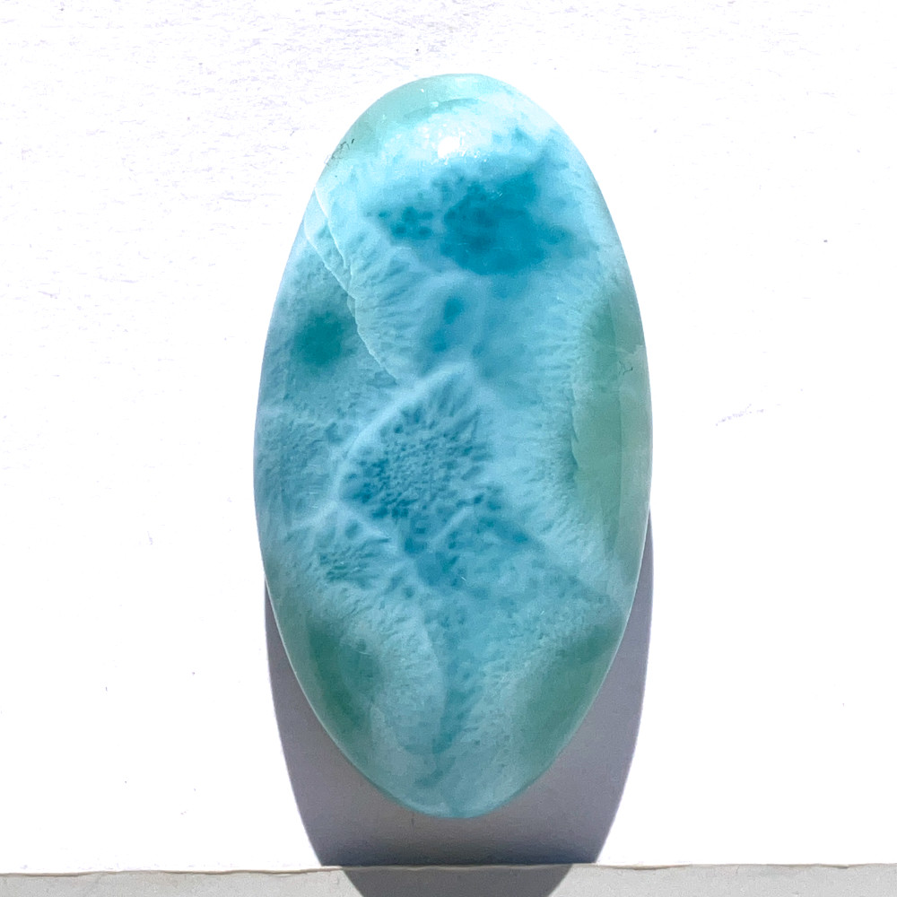 ラリマー[575] 39x21mm 77Cts ルース / 天然石ルース | Attic Natura