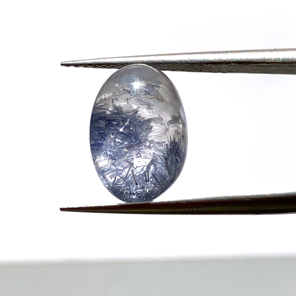 デュモルチェライトinクォーツ[273] 13x9mm 6Cts / 天然石ルース