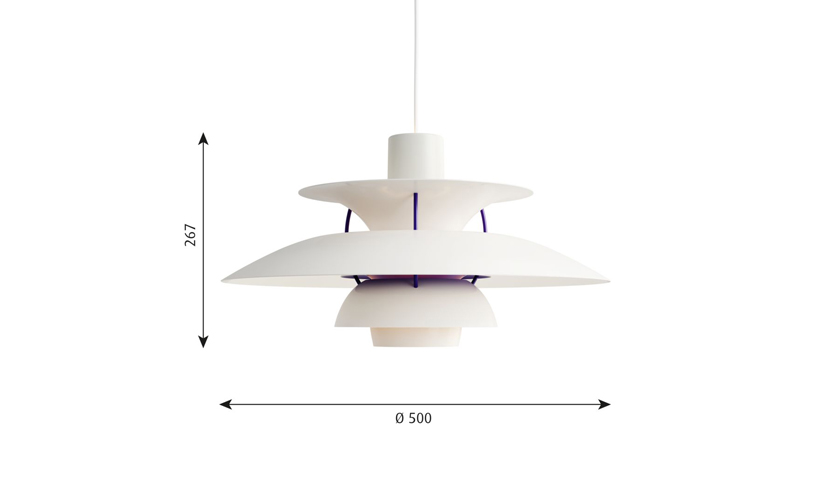 Louis Poulsen ルイスポールセン PH 5 ペンダントライト Φ500mm カラー