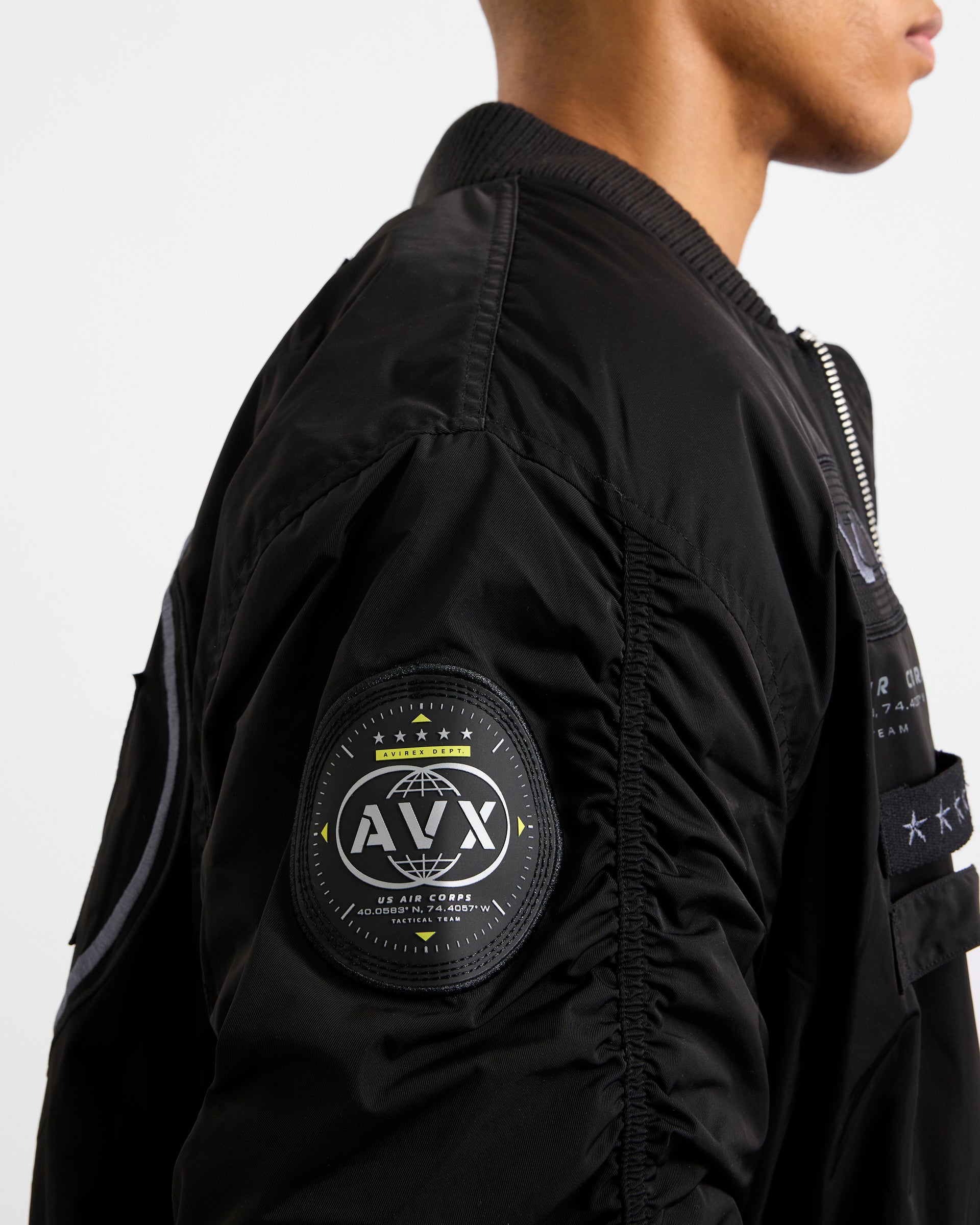 Apex MA1 Bomber Jacket - Black – AVX DEPT.