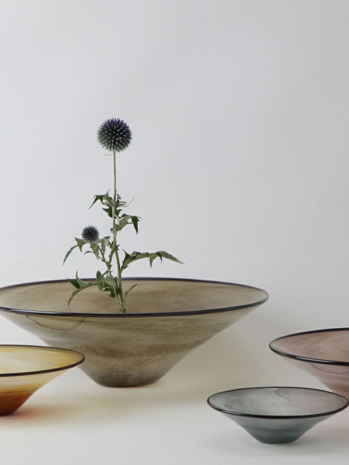 kasumi plate S green｜おしゃれなガラス食器fresco(フレスコ)通販サイト