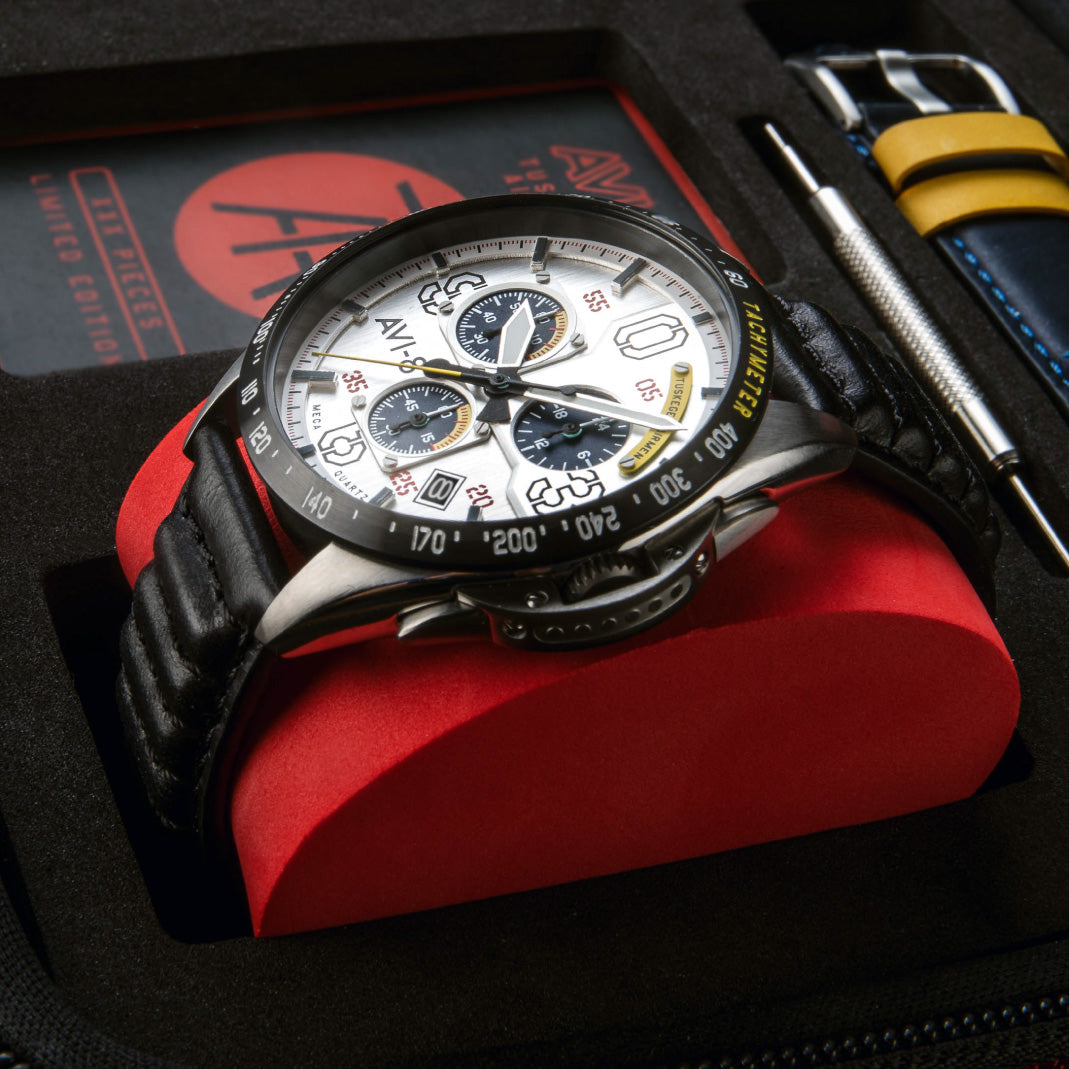 P-51 MUSTANG TUSKEGEE AIRMEN CHRONOGRAPH – AVI-8 Timepieces