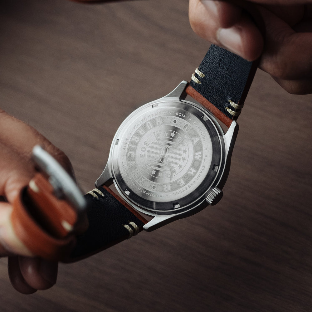 Newton | Hawker Hurricane Kent Automatic – AVI-8 Timepieces