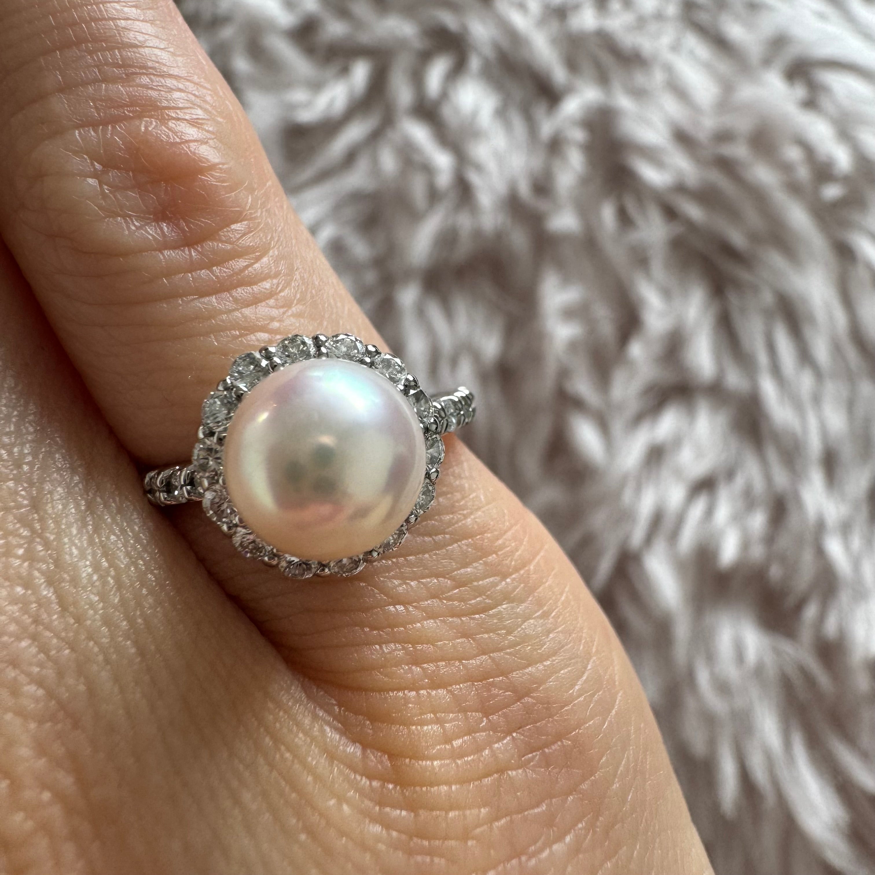 キャサリン妃巻き］リング あこや真珠8mm – AYAKO SAKURAI（櫻井 彩子