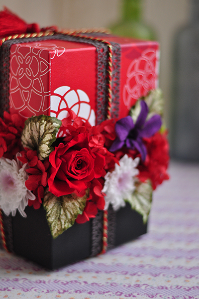 Ayanasu花工房 和風プリザーブドフラワーアレンジメント Akane