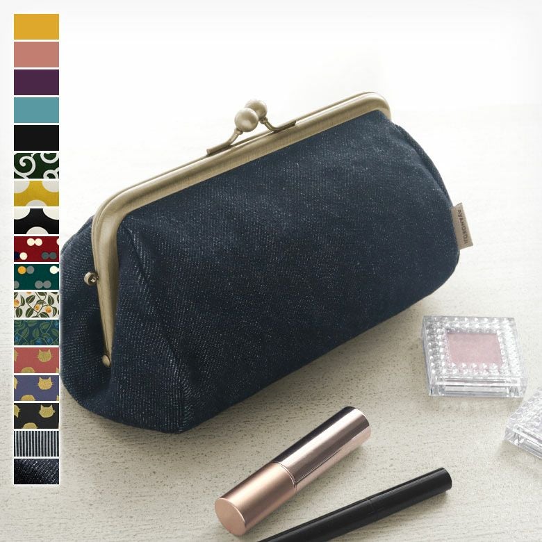 がま口ポーチMサイズ（マチ大）｜AYANOKOJI