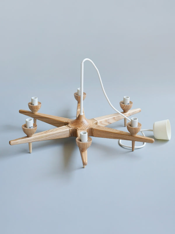 スロイド ウッドシャンデリア 6灯 | AXCIS ONLINE