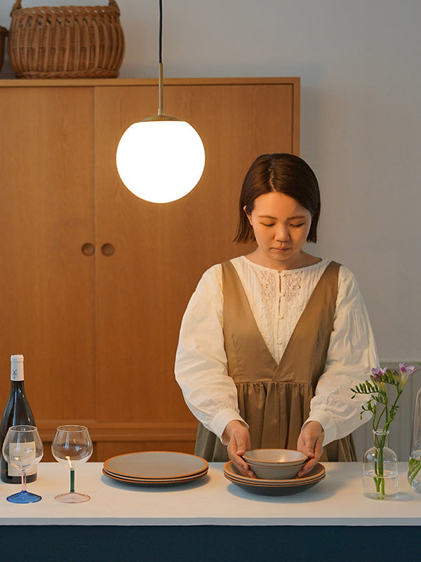 LOSKA pendant light S white | AXCIS ONLINE